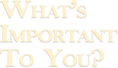 Dr Brian Harkins What's important to you_