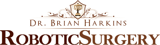 Logo of Dr. Brian Harkins, Robotic Surgery Specialist.