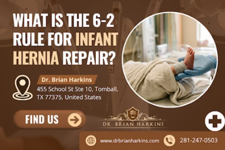 what is the 6 2 rule for infant hernia repair